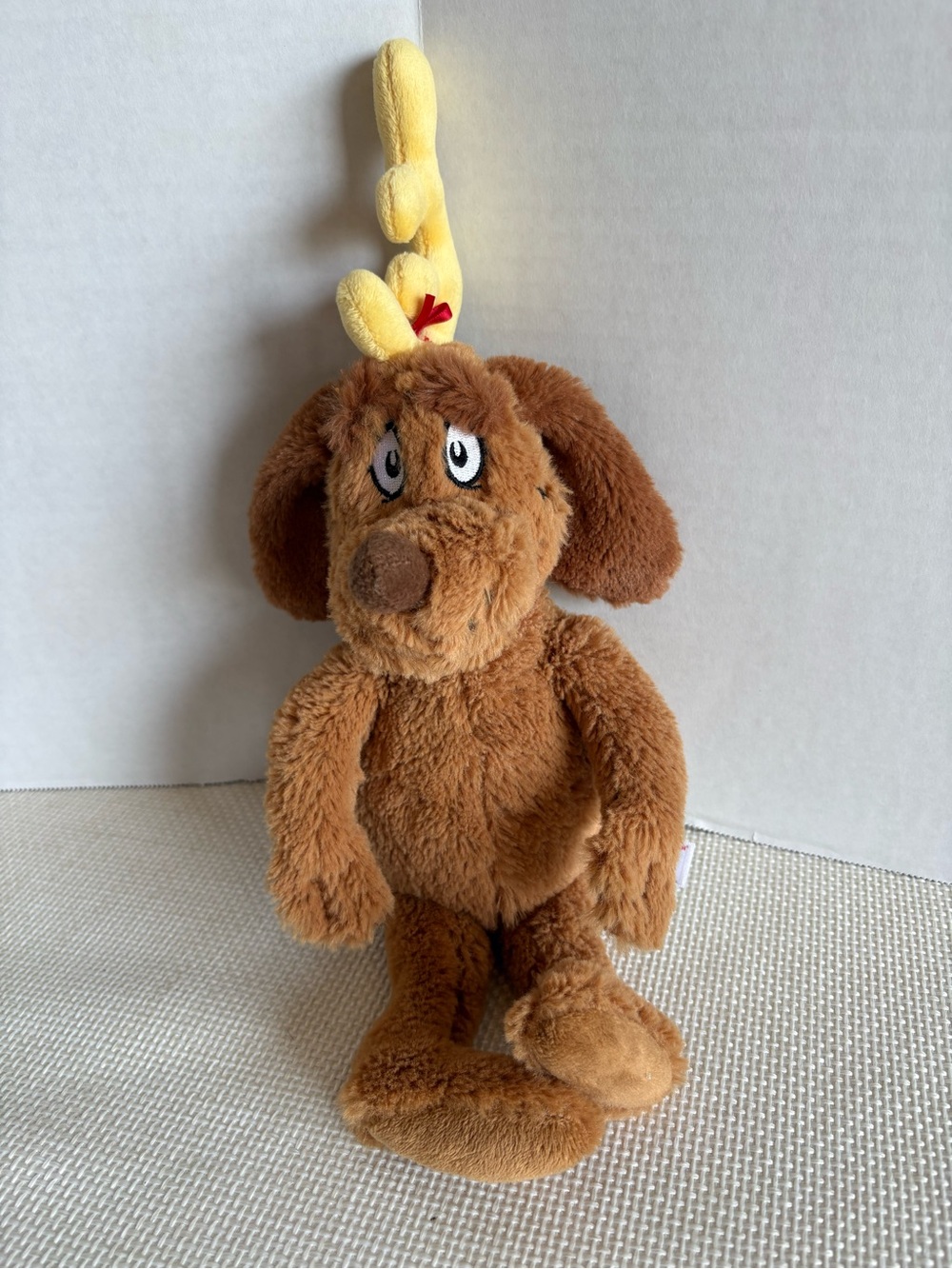 Aurora Dr Seuss The Grinch  Max Dog Reindeer Plush 15” Stuffed Animal Brown 2018